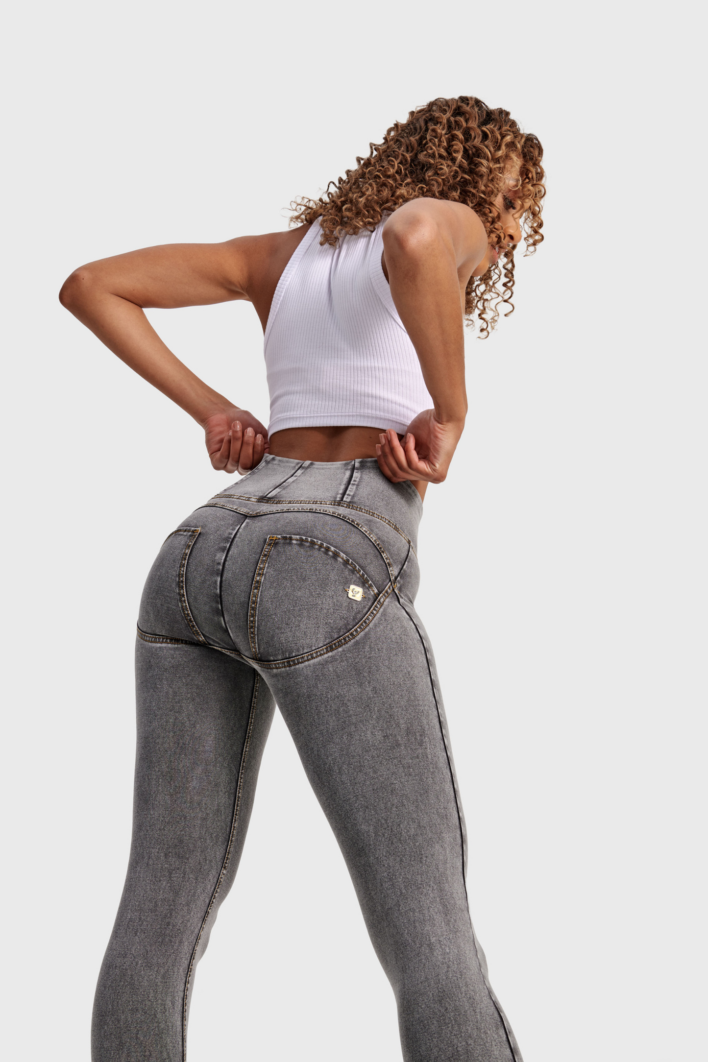 Freddy WR.UP® High Waist - Denim Grey - for kvinde - FREDDY WR.UP® - Pants