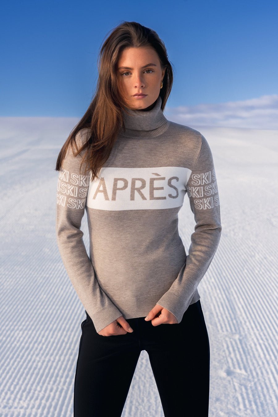 APRÈS-SKI Sweater · Beige/White