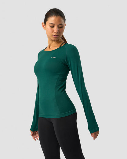 everyday seamless ls dark green