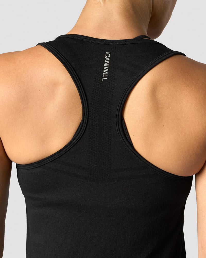 everyday seamless tank top black