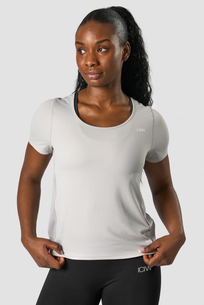 everyday tech t-shirt wmn lt grey