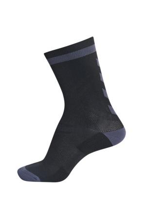 HUMMEL - Elite Indoor Sock Low - Black/asphalt