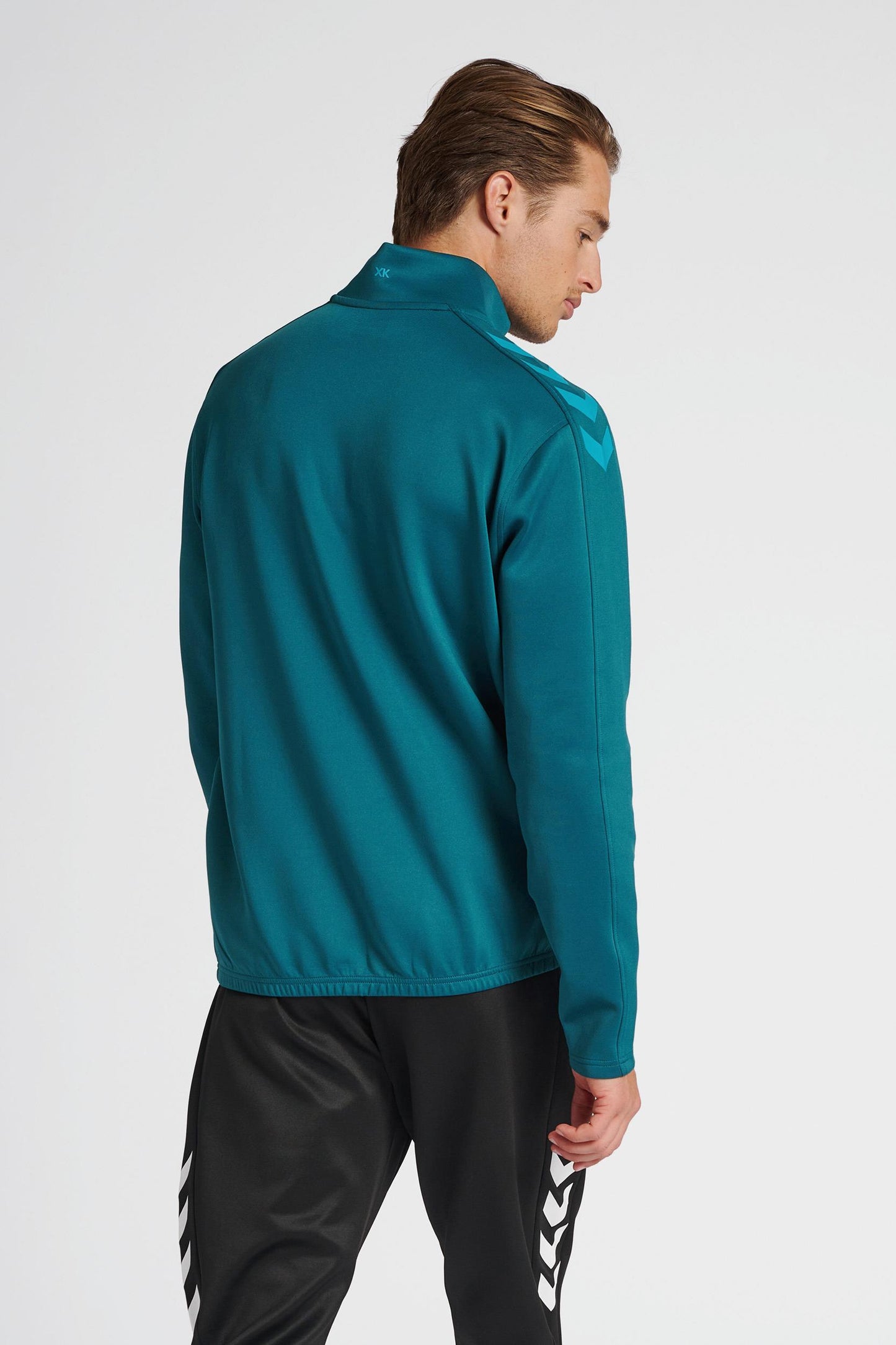 HUMMEL - Hmlcore Xk Half Zip Poly Sweat - Blue Coral