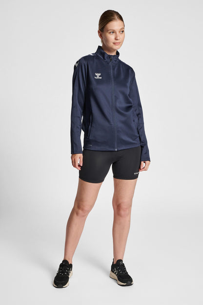 HUMMEL - Hmlcore Xk Poly Zip Sweat Woman - Marine