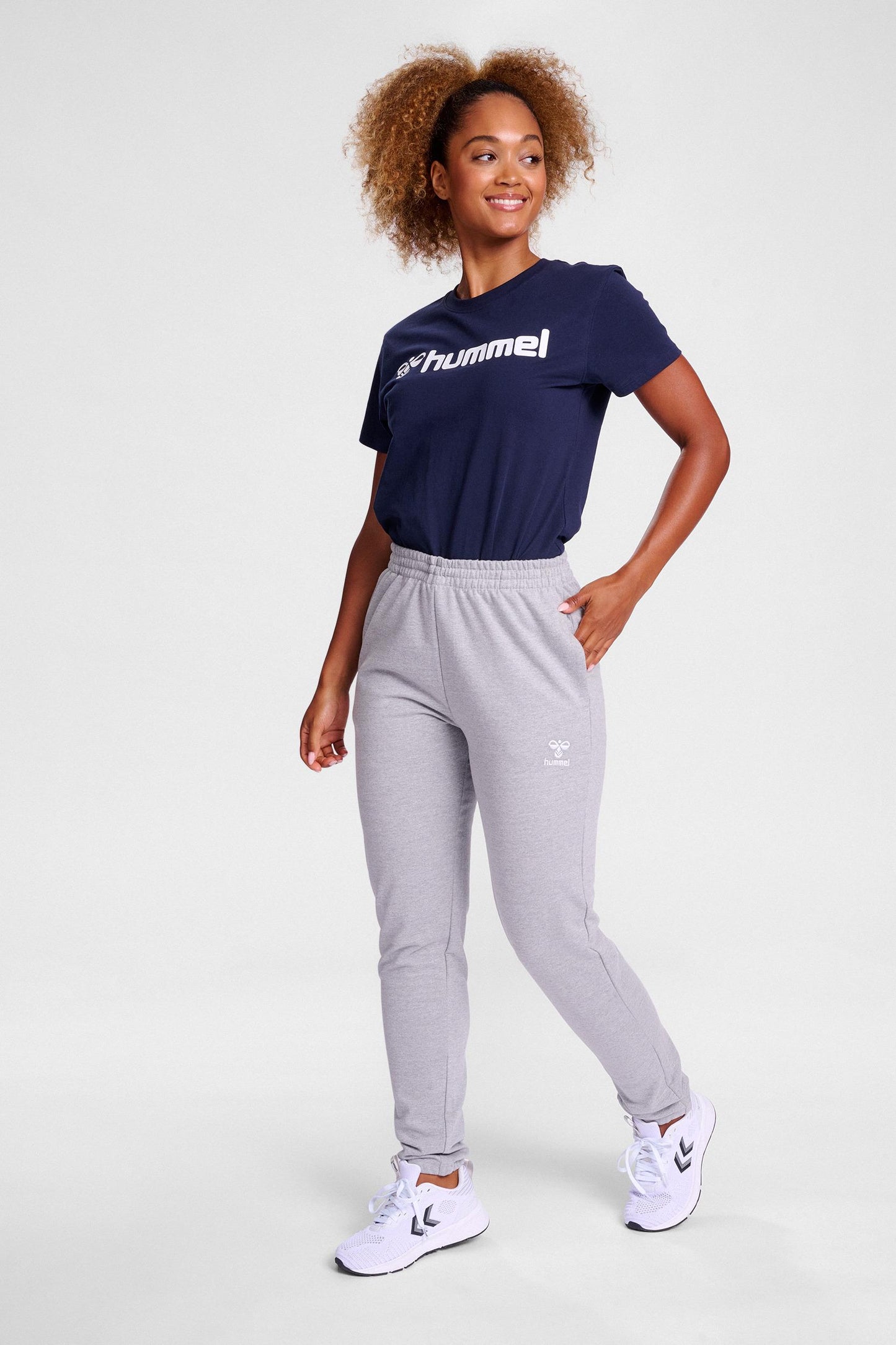 HUMMEL - Hmlgo 2.0 Sweatpants Woman - Grey Melange