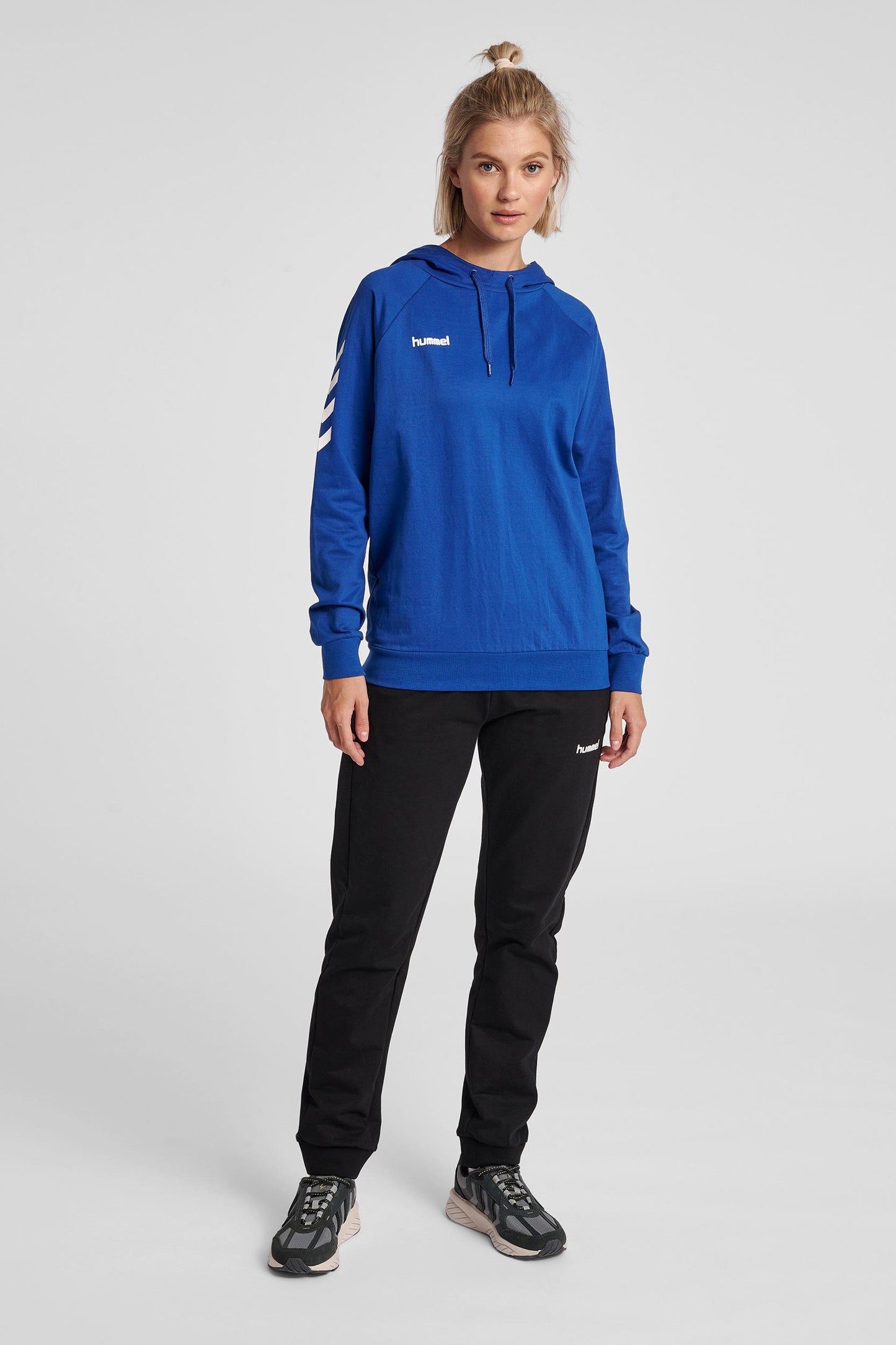 HUMMEL - Hmlgo Cotton Hoodie Woman - True Blue