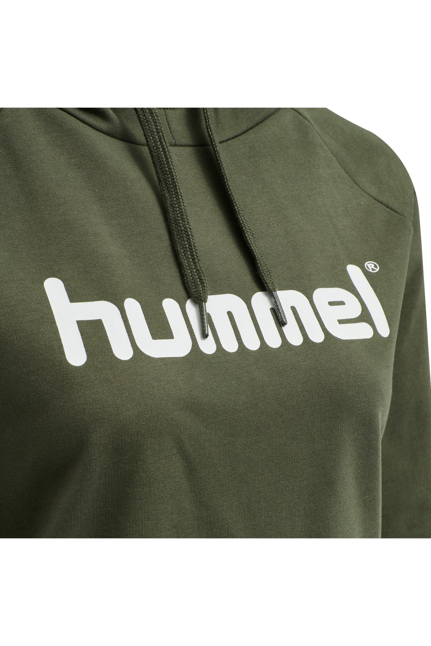 HUMMEL - Hmlgo Cotton Logo Hoodie Woman - Grape Leaf