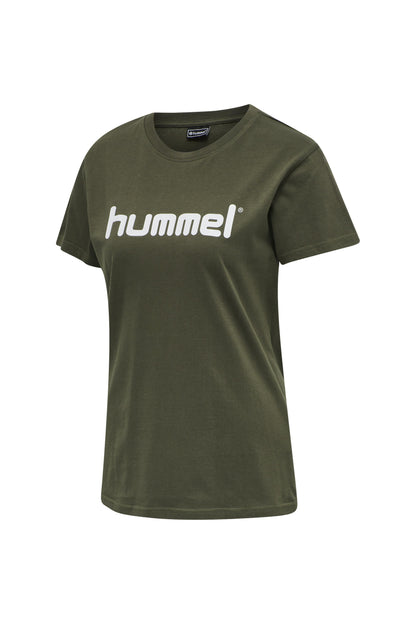 HUMMEL - Hmlgo Cotton Logo T-shirt Woman S/s - Grape Leaf