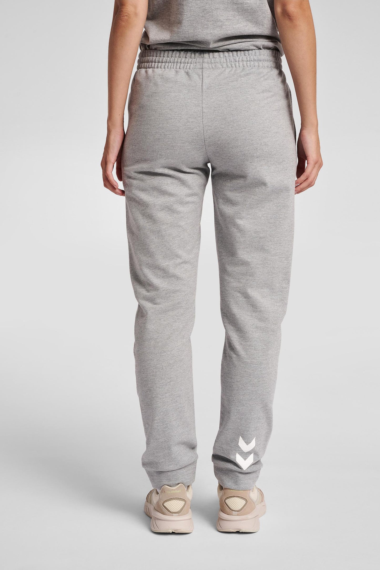 HUMMEL - Hmlgo Cotton Pant Woman - Grey Melange