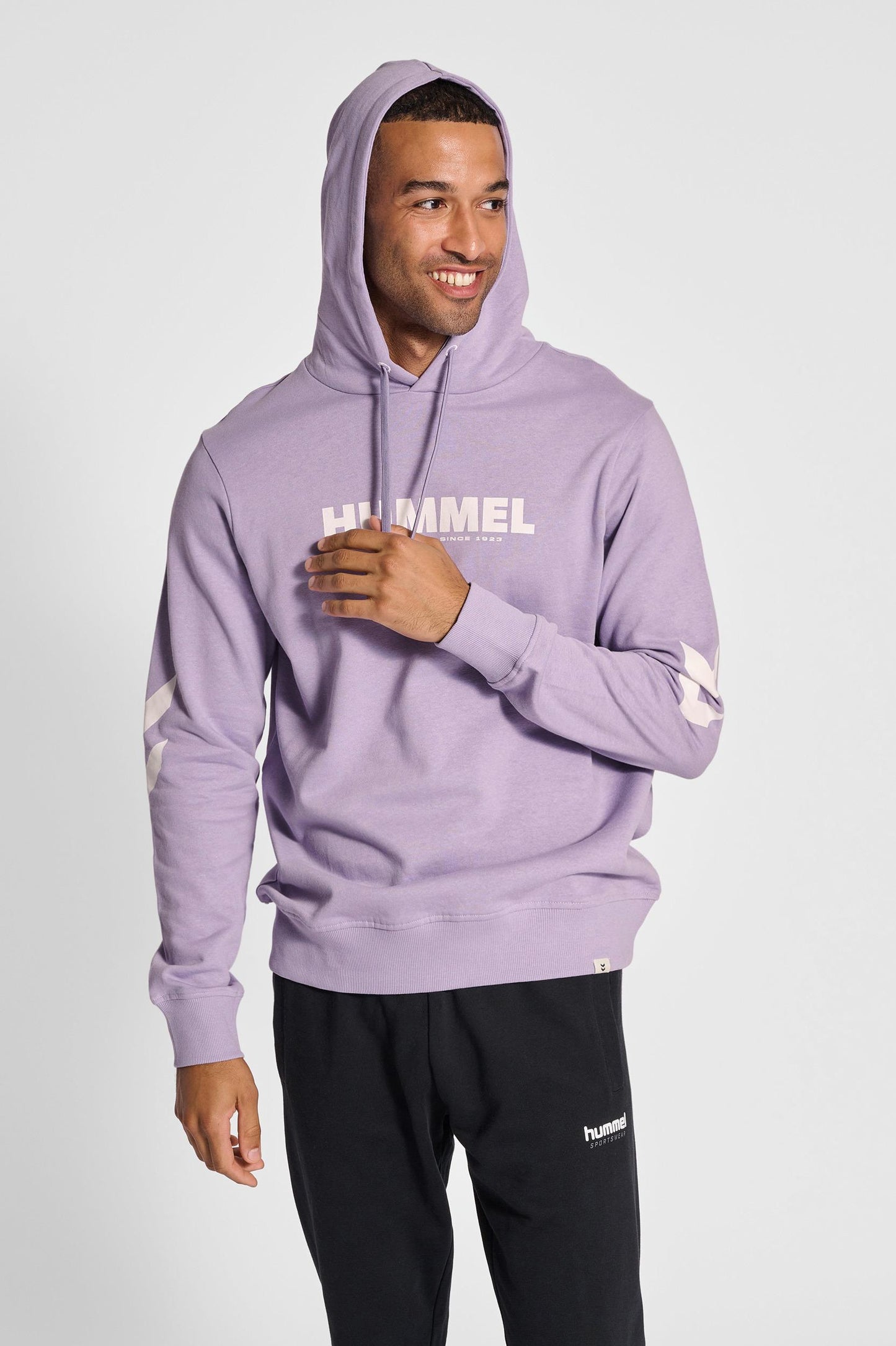 HUMMEL - Hmllegacy Logo Hoodie - Heirloom Lilac