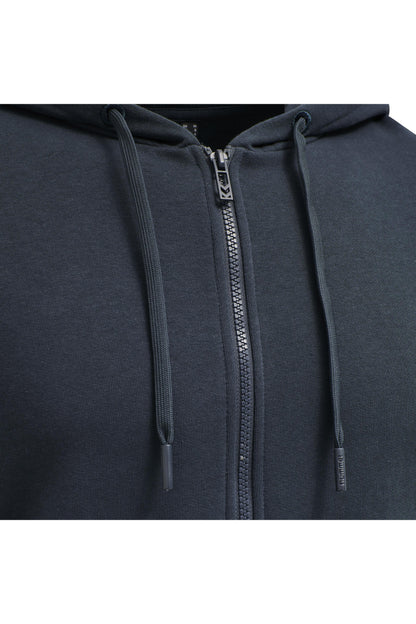 HUMMEL - Hmllegacy Zip Hoodie Plus - Blue Nights