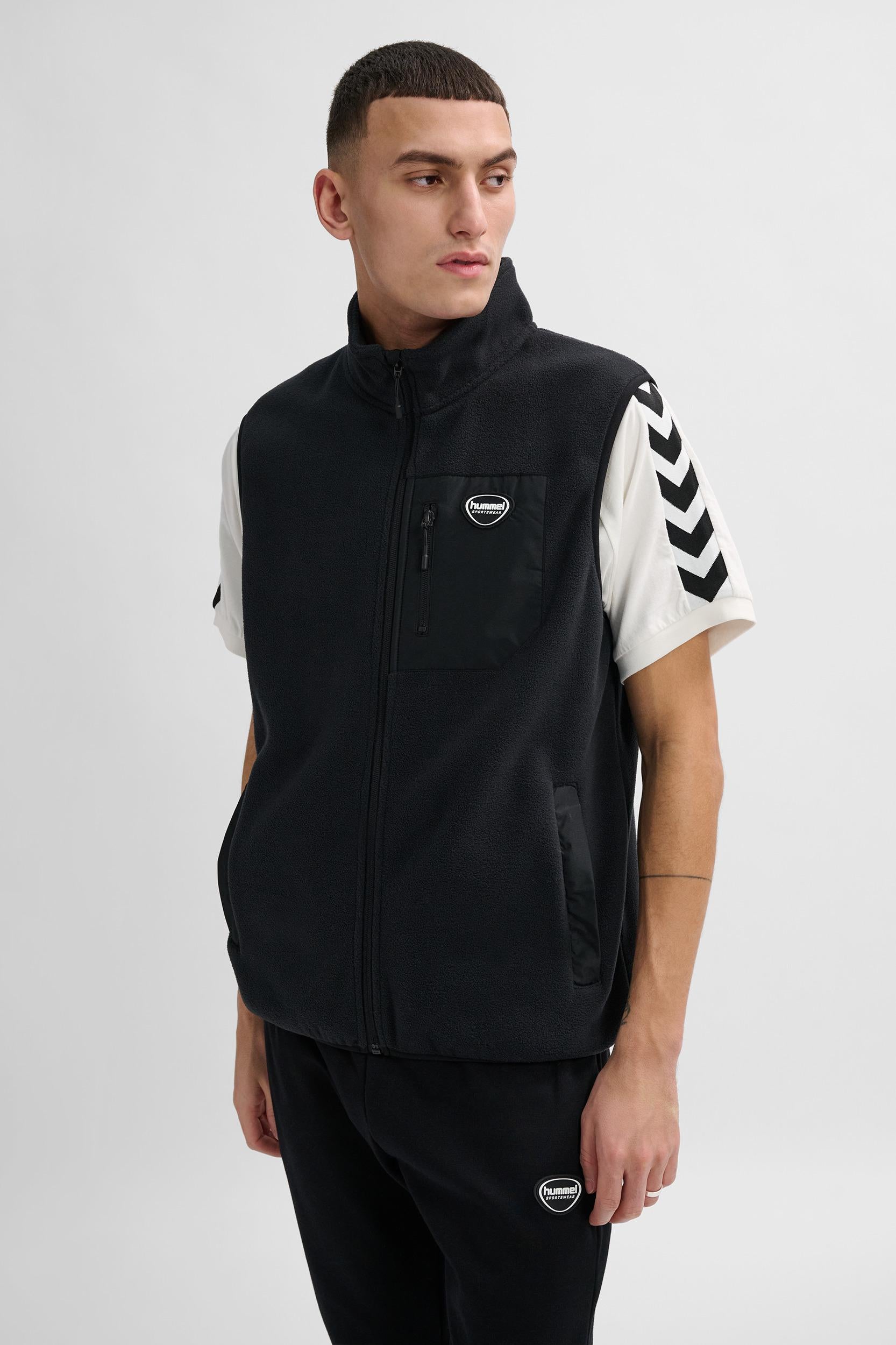 HUMMEL - Hmllgc Sum Fleece Waistcoat - Black