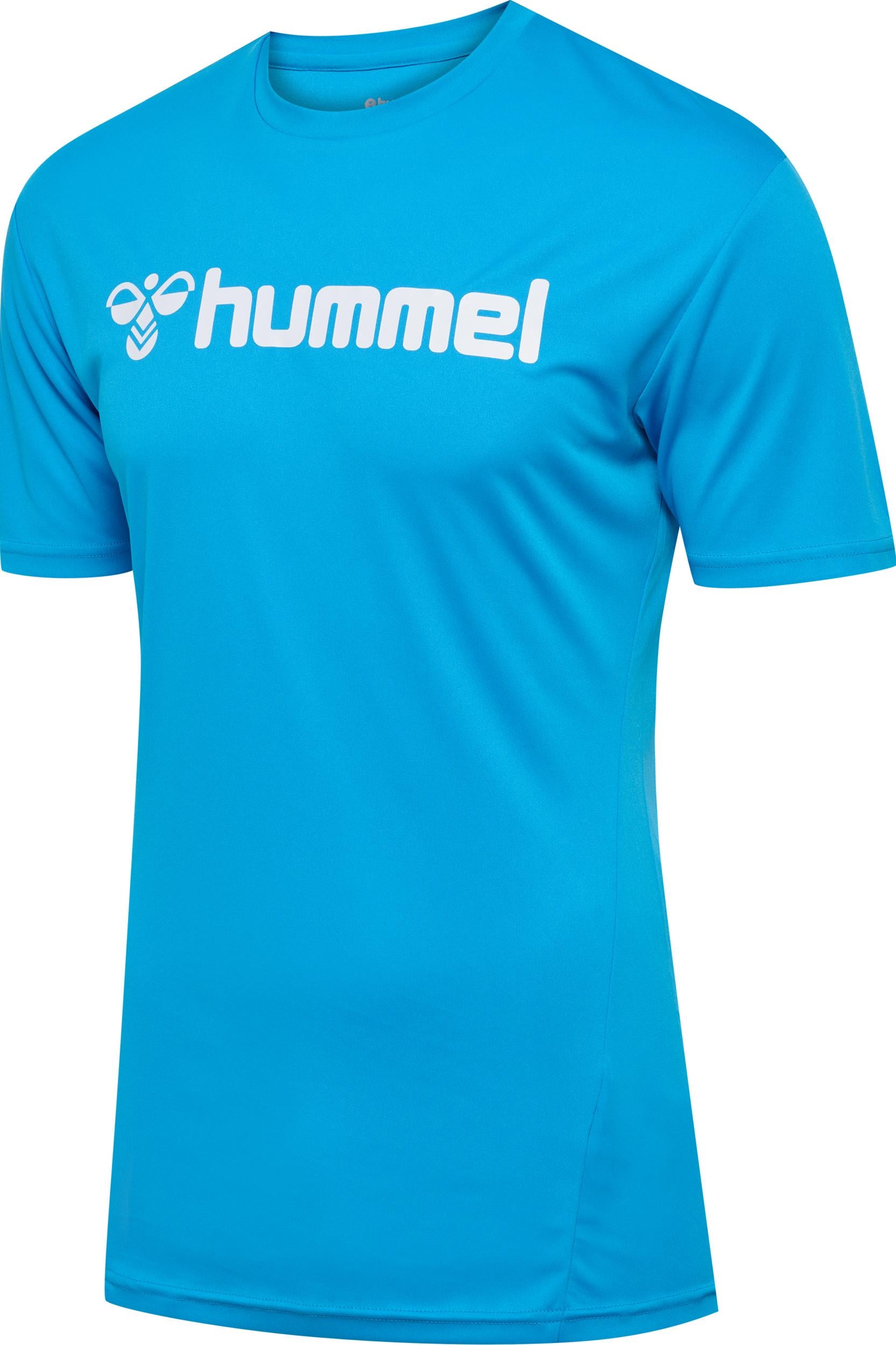 HUMMEL - Hmllogo Jersey S/s - Diva Blue