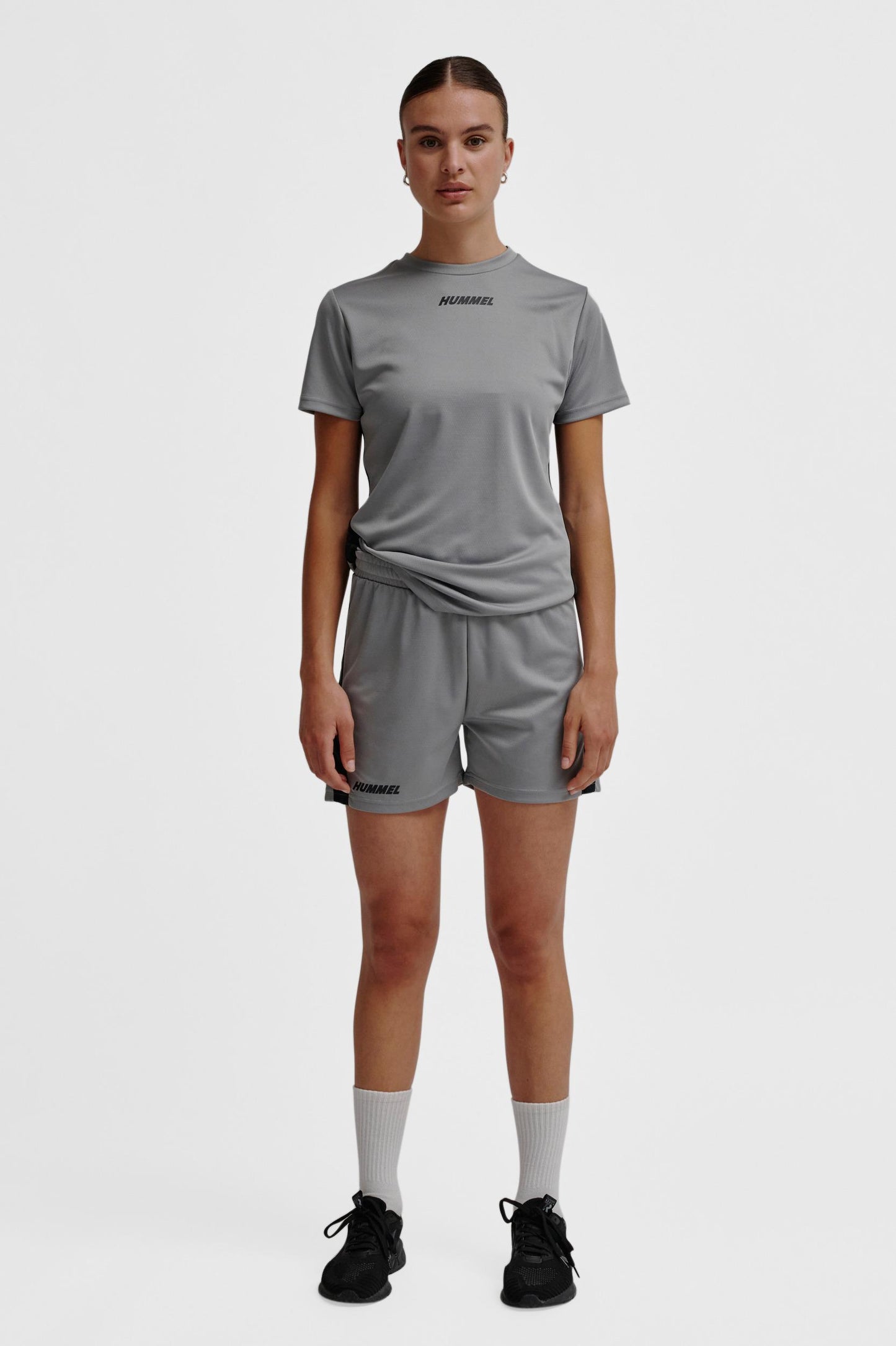 HUMMEL - Hmlmulti Pl Shorts Woman - Sharkskin