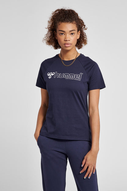 HUMMEL - Hmlnoni 2.0 T-shirt - Peacoat