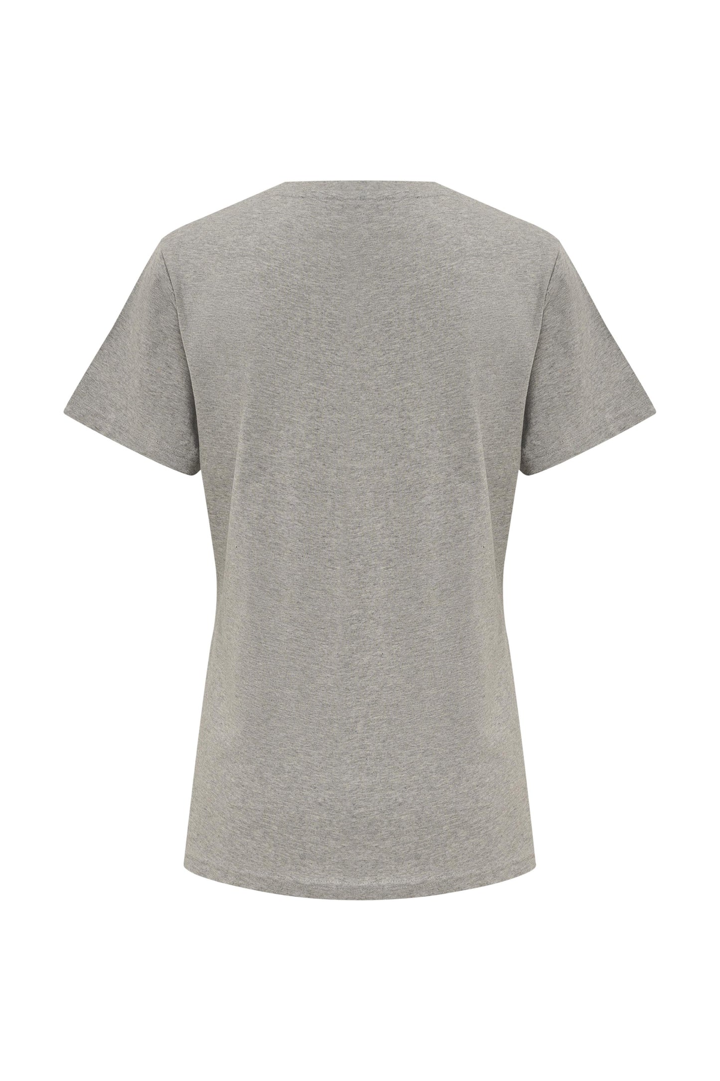 HUMMEL - Hmlred Basic T-shirt S/s Woman - Grey Melange