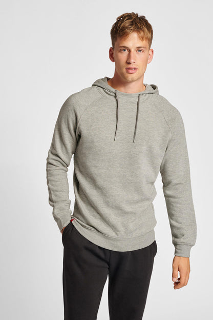 HUMMEL - Hmlred Classic Hoodie - Grey Melange