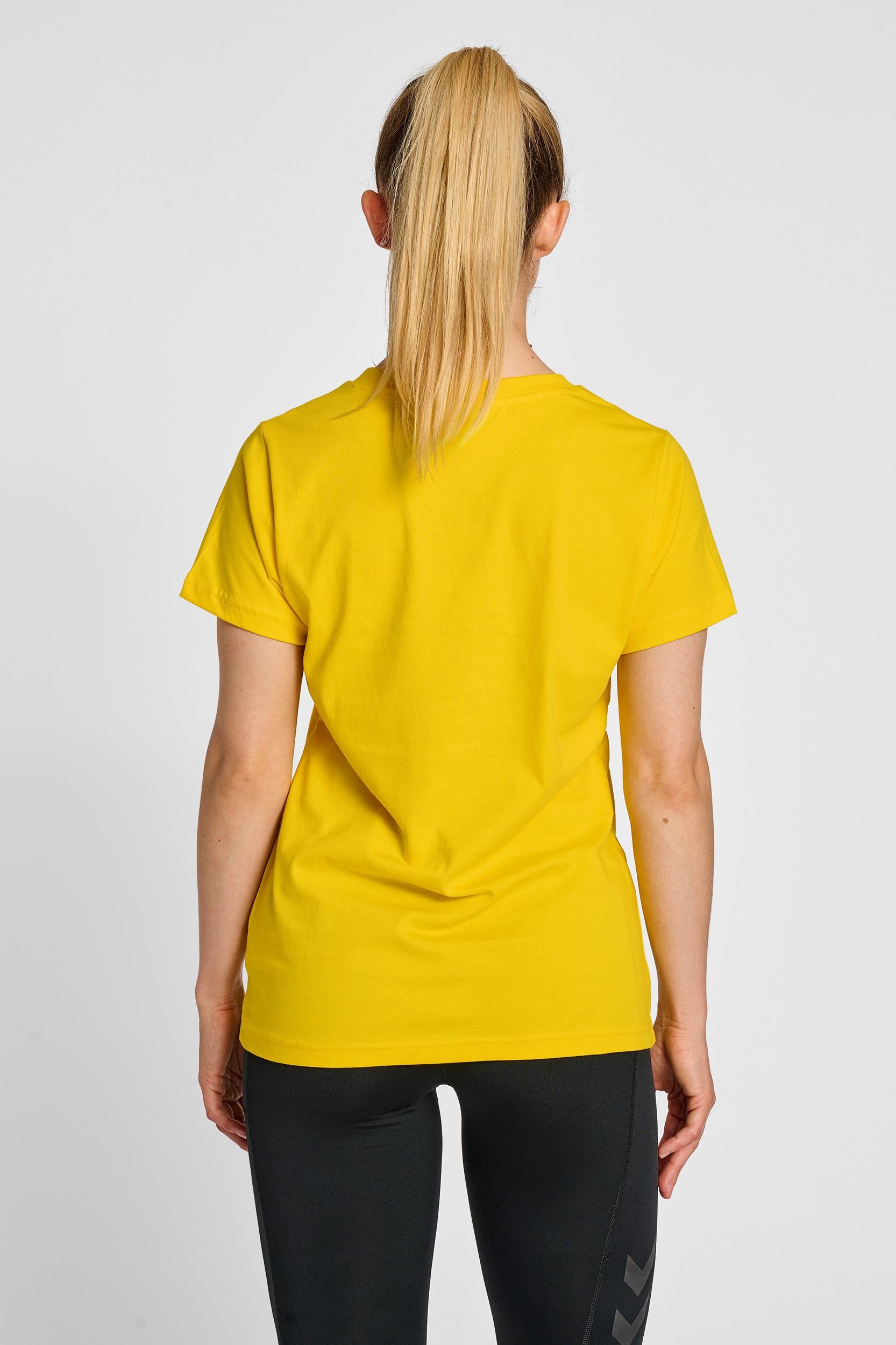 HUMMEL - Hmlred Heavy T-shirt S/s Woman - Empire Yellow