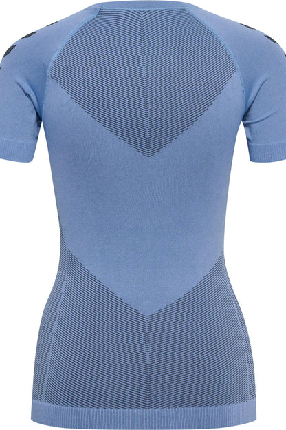 HUMMEL - Hummel First Seamless Jersey S/s W - Bel Air Blue