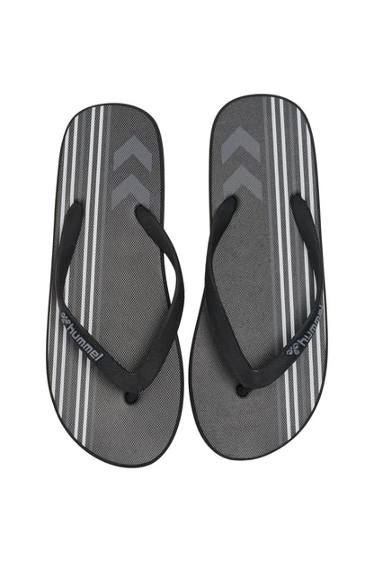 HUMMEL - Multi Stripe Flip Flop Shoes - Black