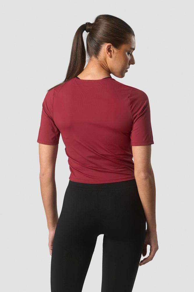 ICANIWILL - Charge Cropped Mid Sleeve - Blood Red