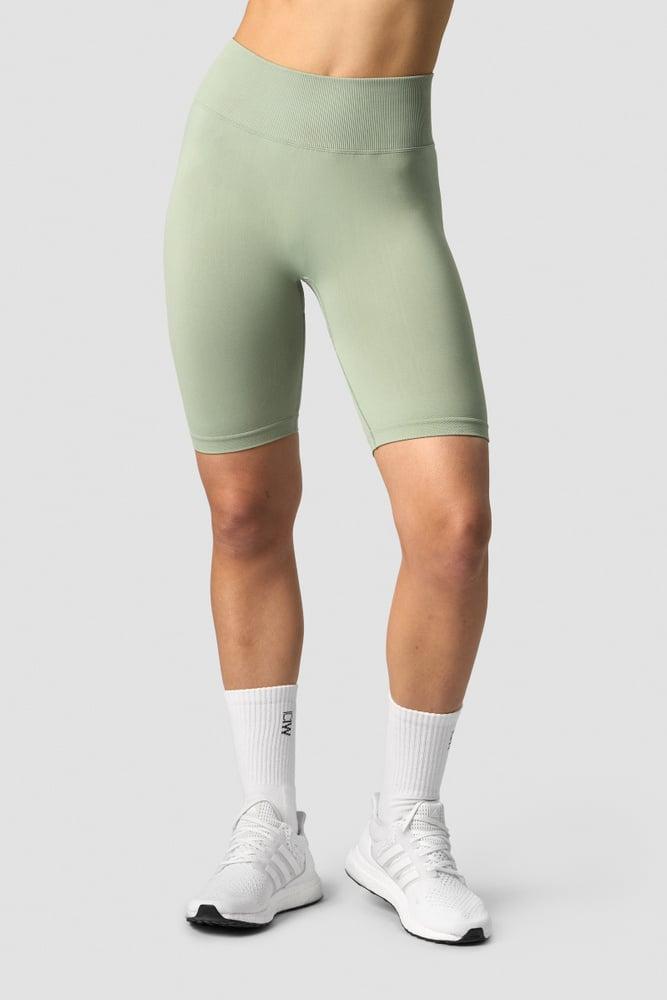 ICANIWILL - Define Seamless V-shape Biker Shorts - Light Sage Green