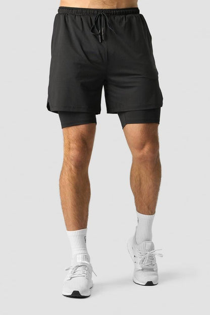 ICANIWILL - Stride 2-in-1 Shorts - Black