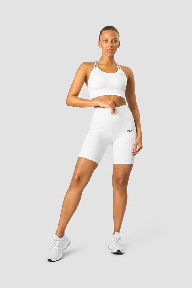 ICANIWILL - Training Biker Shorts - White