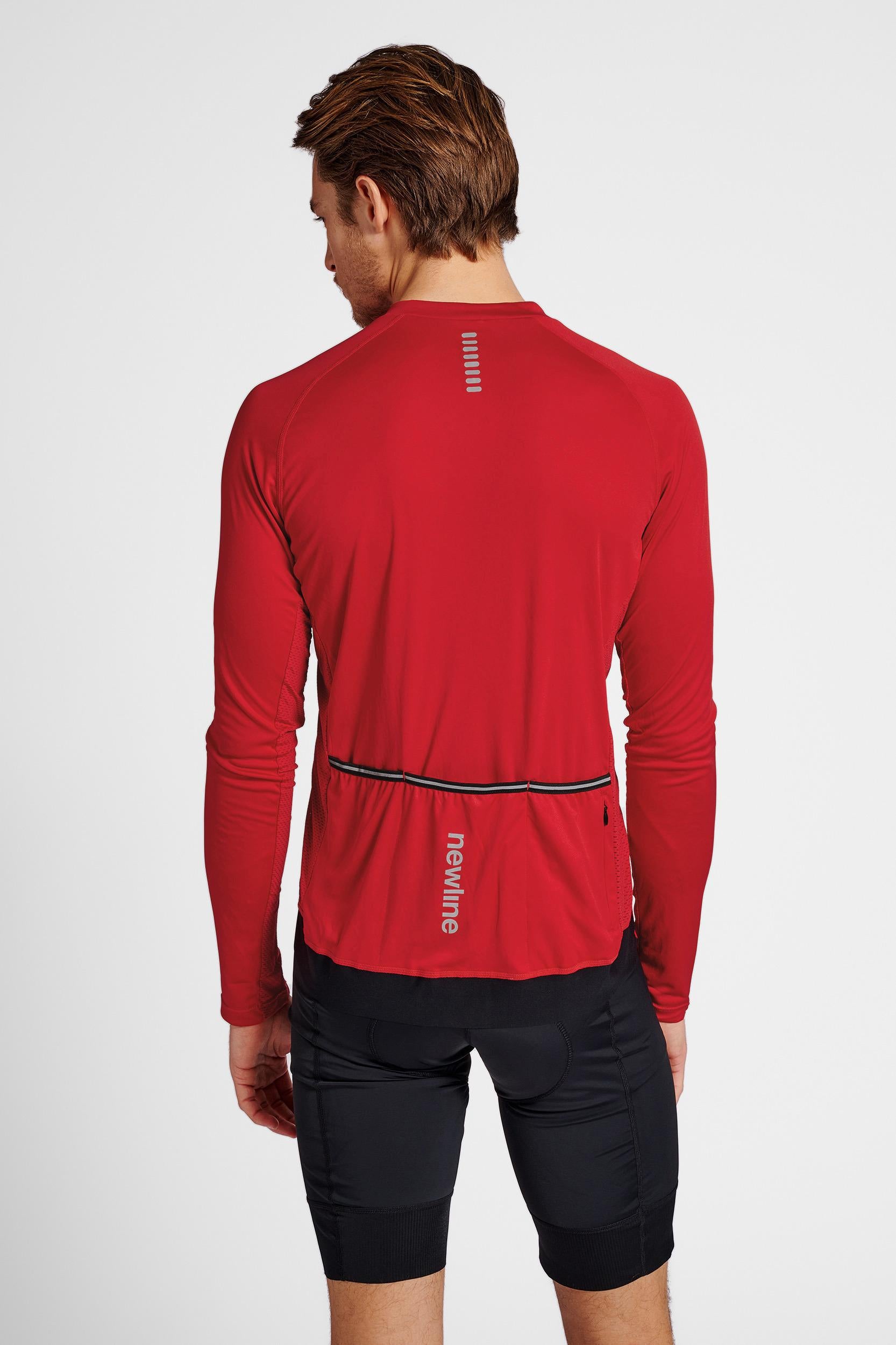 NEWLINE - Mens Core Bike L/s Jersey - Tango Red