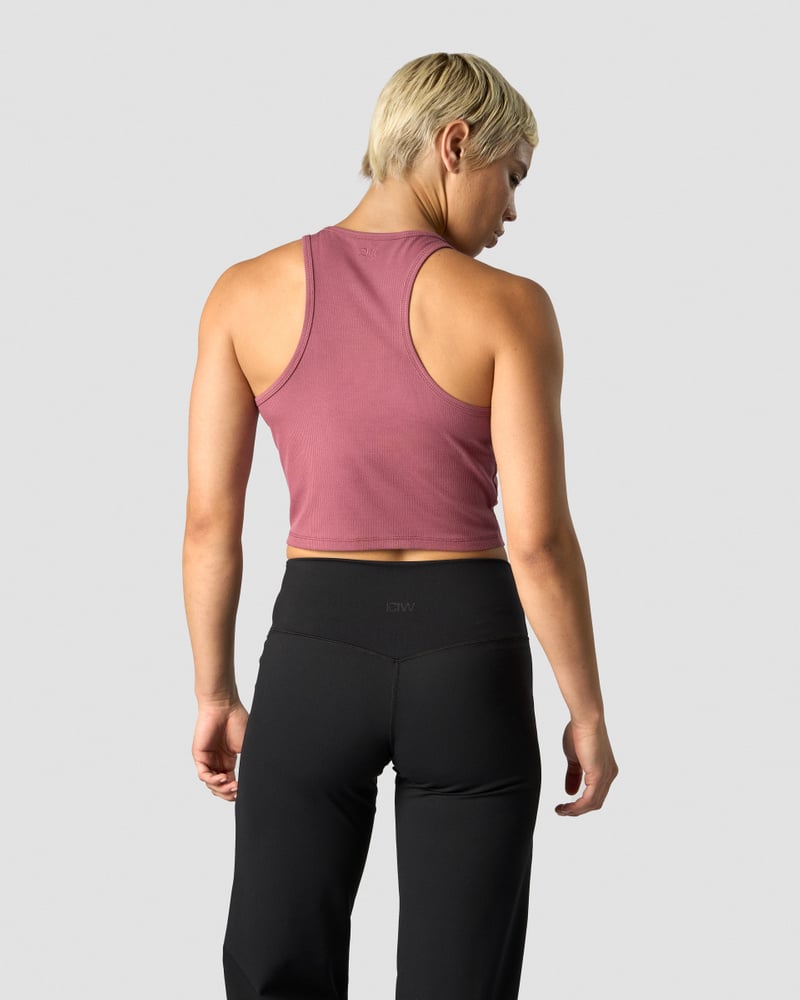 nimble cropped tank top wild berry