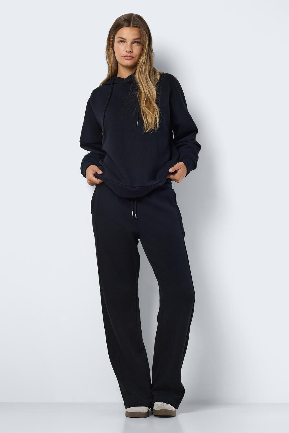 NOISY MAY - Alden Nw Loose Sweatpants - Black