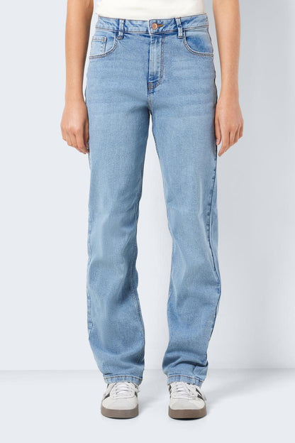 NOISY MAY - Guthie Hw Straight Jeans - Blue