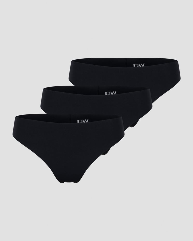 soft thong 3-pack black